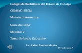 Presentacion pp software educativo