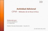 CPM  - Método de la Ruta Crítica - Gerencia de Proyectos