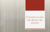 Construcción de base de datos