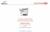 Factura electrònica Visió del sector privat - Andreu Brú PIMEC - 5/05/2015