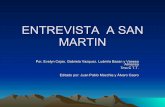 Entrevista  A San Martin