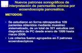 Nuevos patrones de Ecoendoscopia de pancreatitis cronica