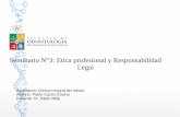 Seminario 3 Etica profesional y responsabilidad legal