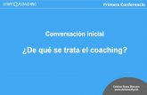De qué se trata el coaching?