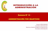 Administración 12 administración por objetivos