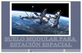 Suelo modular para estación espacial
