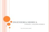 INGENIERIA SISMICAanalisis sismico