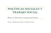 Políticas sociales y trabajo social. Aspectos conceptuales básicos