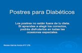 Postres para diabéticos