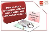 Manual per a dinamitzar, organitzar i administrar Agrupacions Locals