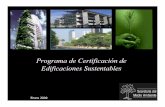 Programa De CertificacióN De Edificaaciones Sustentables