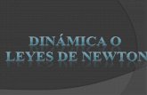 Dinámica o leyes de newton