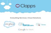 Salesforce Bilbao Elevate 2015 - Clapps - Estrategia empresarial clapps ltd