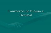 Conversion de binario_