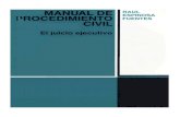 Manual de procedimiento civil   el juicio ejecutivo - raul espinoza fuentes