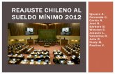 Reajuste chileno al sueldo mínimo 2012 Razones