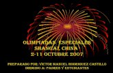 Olimpiadas Especiales Shangai China