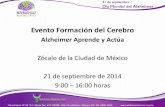 Presentación Día Mundial del Alzheimer 2014