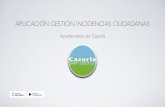 App Incidencias Cazorla Smart City