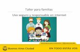 Taller para familias: uso seguro y responsable en internet