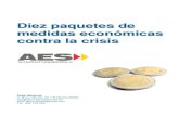 Diez paquetes de medidas economicas contra la crisis. Alternativa Española.