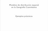 Modelos de distribucion espacial