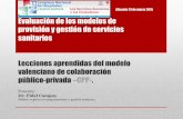 Lecciones aprendidas del modelo valenciano de colaboración público privada en sanidad 19 cnh fidel campoy