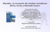 Ekomilk scan para el recuento de células para productor lechero y queserias