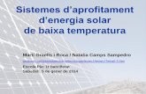 Aprofitament energia solar temperatura baixa