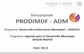 Vinculacion adm prodimdf-2015