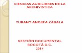 Ciencias auxiliares de la archivistica