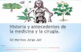 Historia y antecedentes de la medicina y la