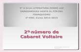 Cabaret voltaire ii. pre y posguerra española