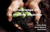 Reciclatge materia organica
