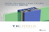 Catalogo Serie Hoja Oculta Thermia OC72