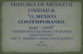 Unidad 8: Mexico contemporaneo