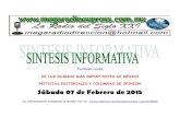 Sintesis informativa  mexico 07 de febrero 2015