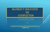 Conflicto manejo y solución