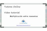 Multiplicación entre monomios - Clases de matemáticas -  Tus Matemáticas Online