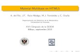Material multibase HTML 5. SEIEM 2013