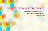 Educación electrónica