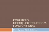 Equilibrio hidroelectrolitico y función renal