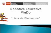 3 Elementos robótica educativa wedo