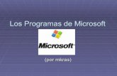 Los Programas De Microsoft