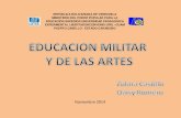 Modalidad Educación Militar y Educación para las Artes