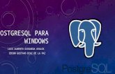 PostgreSQL Instalacion Windows/Linux