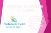 Protocolo de servicio agencia de viajes ocean of travel