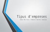 Tipus d’empreses - Dídac Mas i Roberto Sánchez