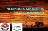 Neumonia adquirida en la comunidad en colombia.