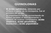 Quinolonas y macrolidos